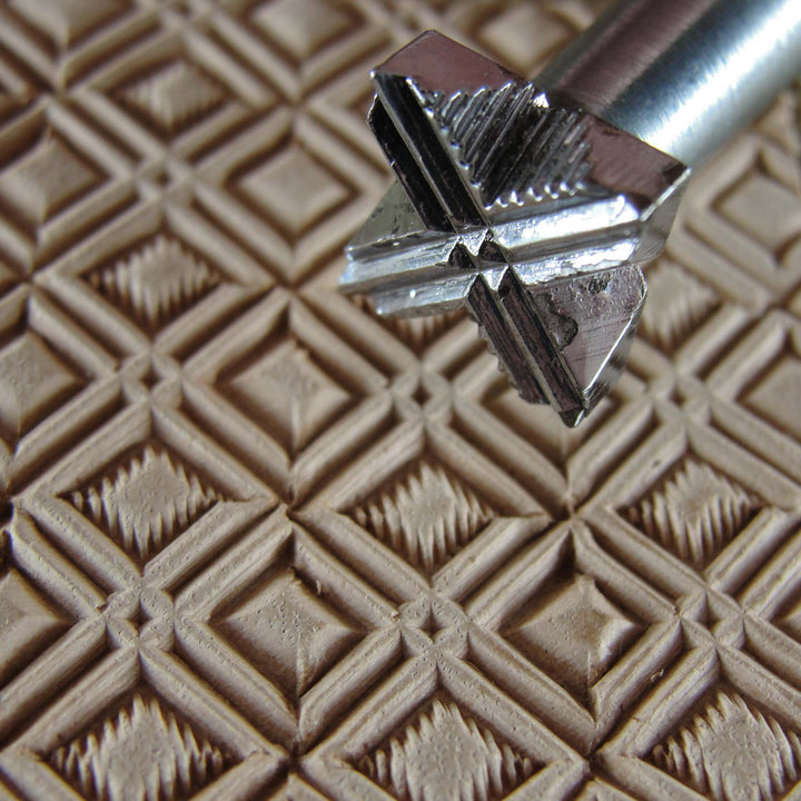 Vintage Craftool Co. #540 Geometric Stamp | Pro Leather Carvers