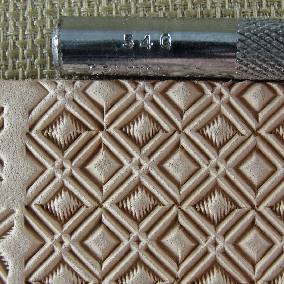 Vintage Craftool Co. #540 Geometric Stamp | Pro Leather Carvers