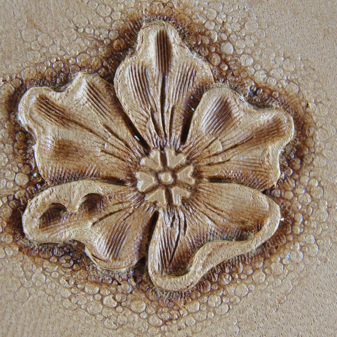 Heart Petal Flower Center Leather Stamping Tool | Pro Leather Carvers