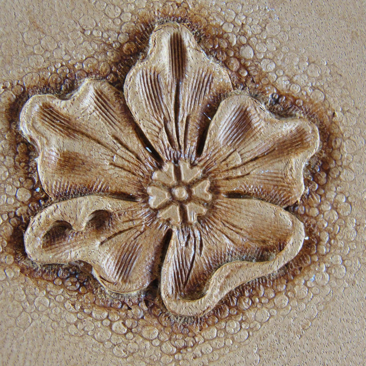 Heart Petal Flower Center Leather Stamping Tool | Pro Leather Carvers