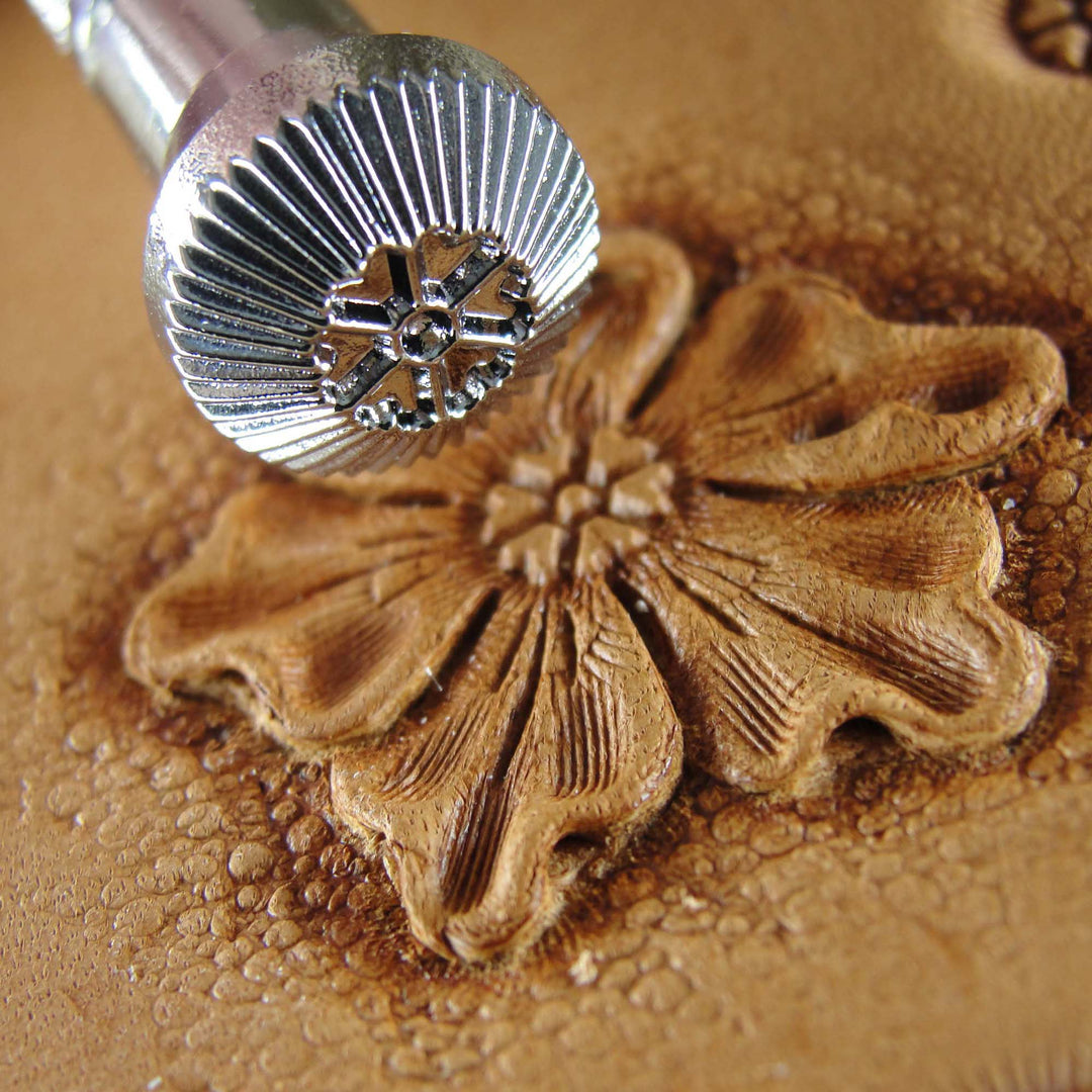 Heart Petal Flower Center Leather Stamping Tool | Pro Leather Carvers