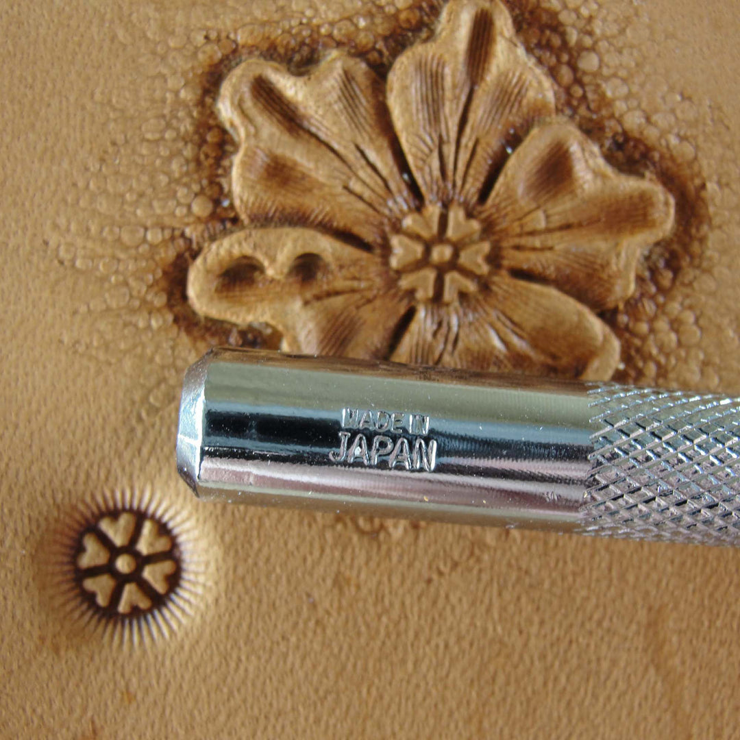 Heart Petal Flower Center Leather Stamping Tool | Pro Leather Carvers