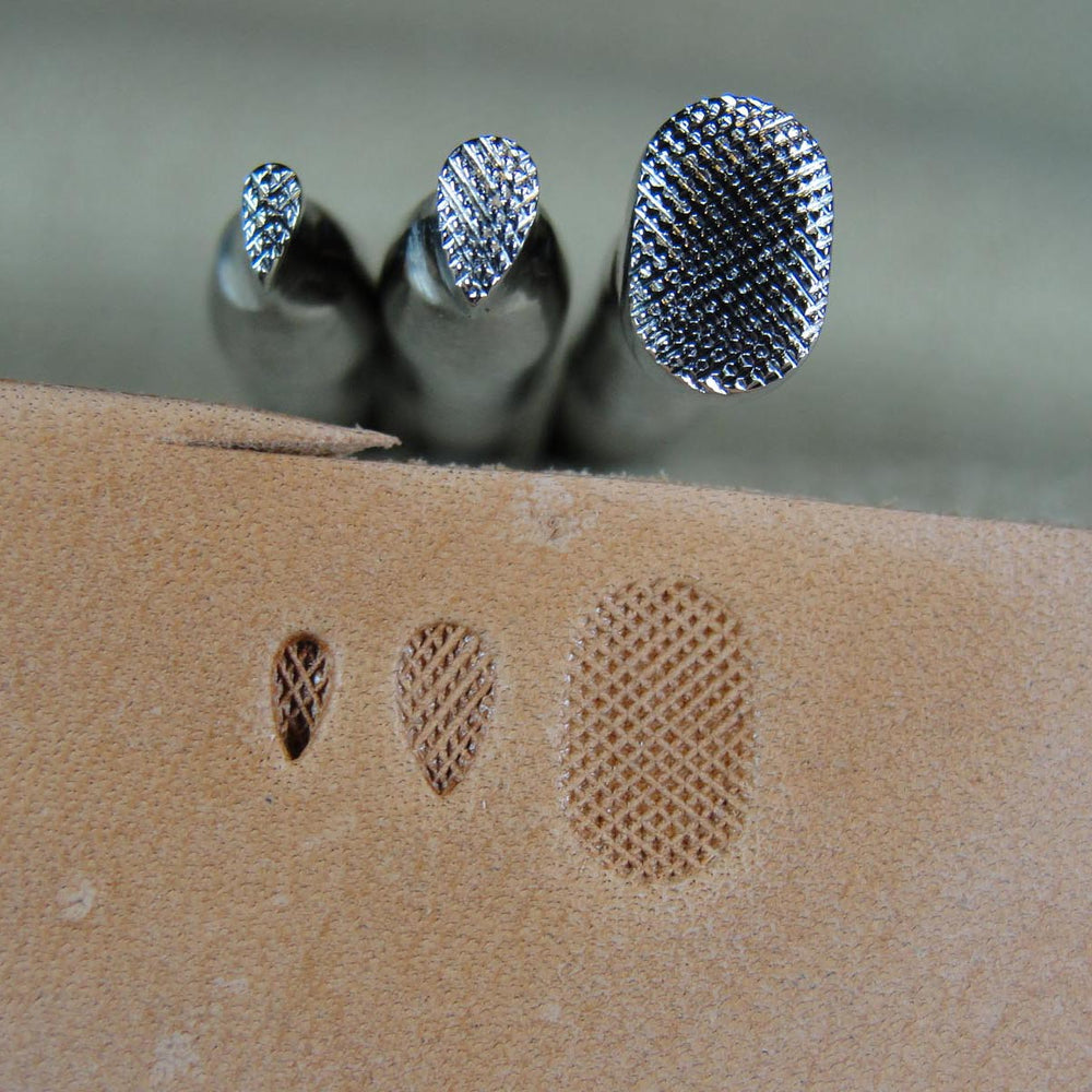 Checkered Background Leather Stamps - Barry King | Pro Leather Carvers