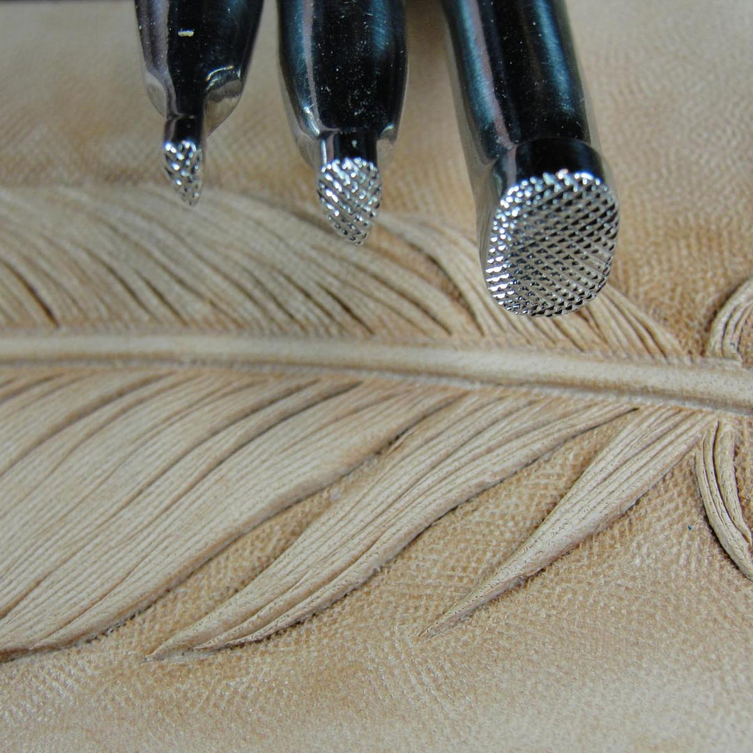 Checkered Background Leather Stamps - Barry King | Pro Leather Carvers