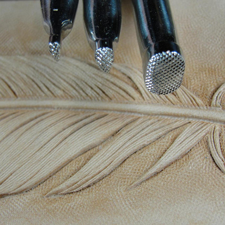 Checkered Background Leather Stamps - Barry King | Pro Leather Carvers