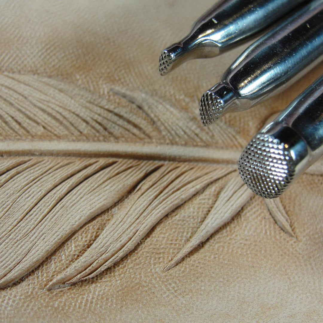 Checkered Background Leather Stamps - Barry King | Pro Leather Carvers