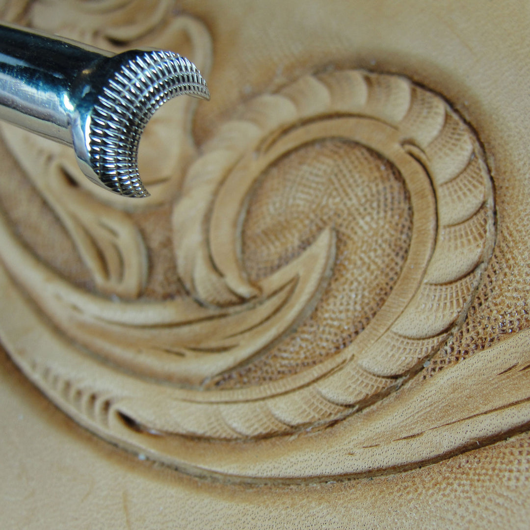 Checkered Camouflage Leather Stamp - Barry King | Pro Leather Carvers