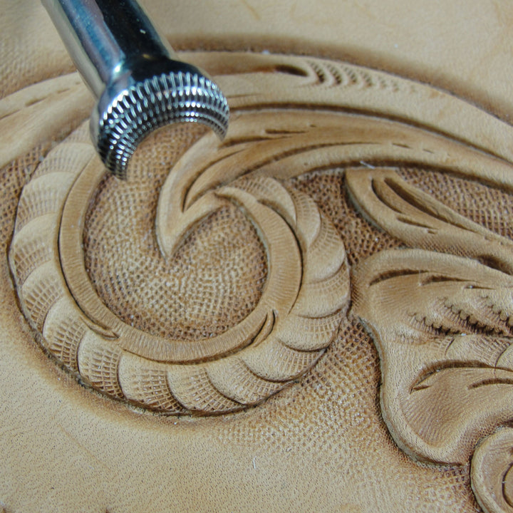 Checkered Camouflage Leather Stamp - Barry King | Pro Leather Carvers