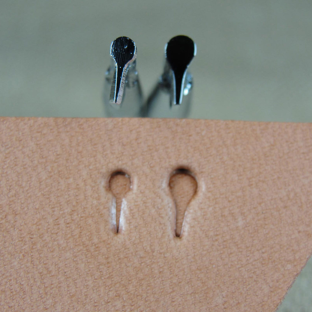 H907/H908 Teardrop Stop Stamps - Craft Japan | Pro Leather Carvers