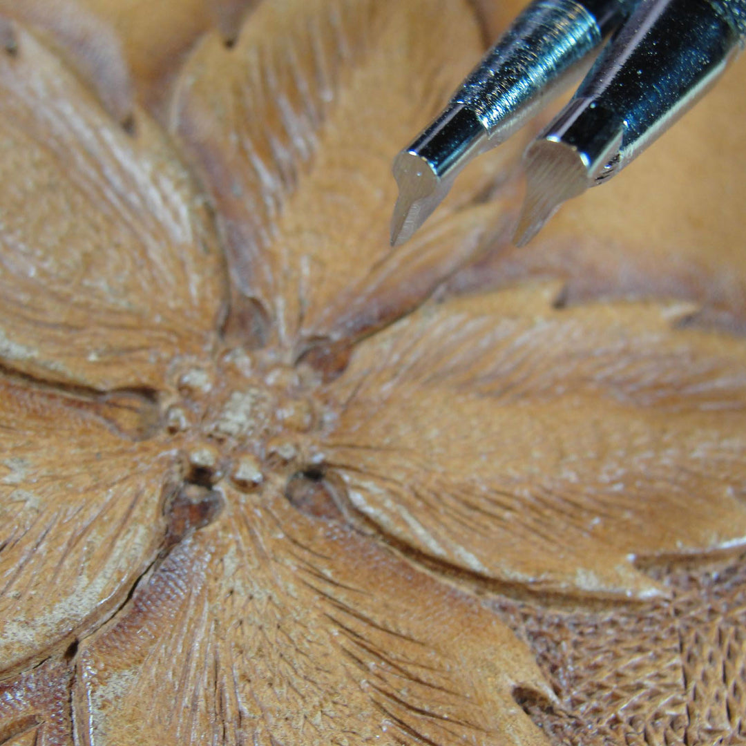 H907/H908 Teardrop Stop Stamps - Craft Japan | Pro Leather Carvers