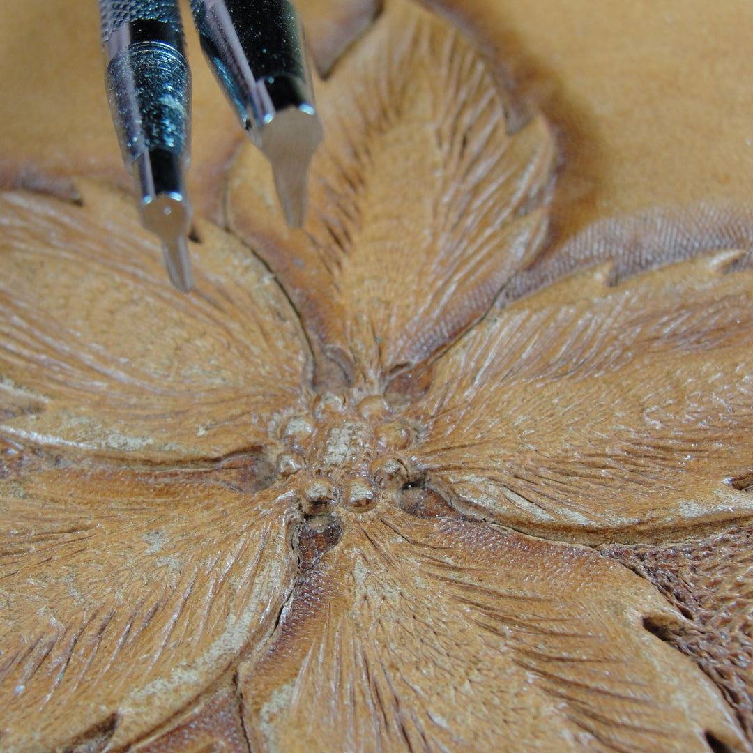 H907/H908 Teardrop Stop Stamps - Craft Japan | Pro Leather Carvers