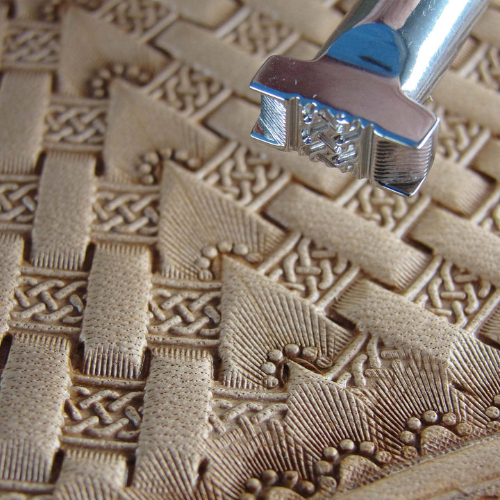 Celtic Basket Weave Leather Stamp - Barry King | Pro Leather Carvers