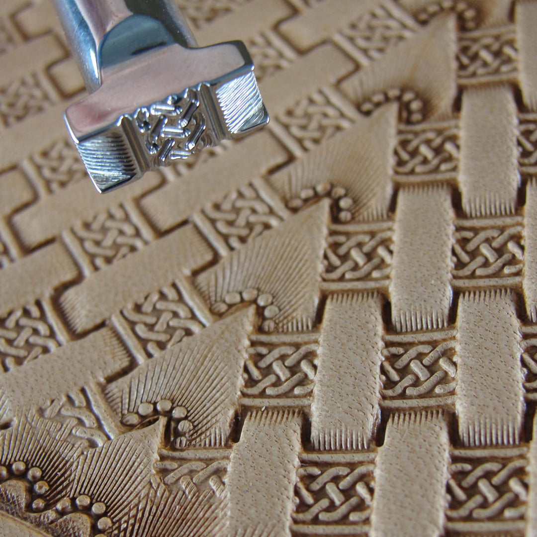 Celtic Basket Weave Leather Stamp - Barry King | Pro Leather Carvers