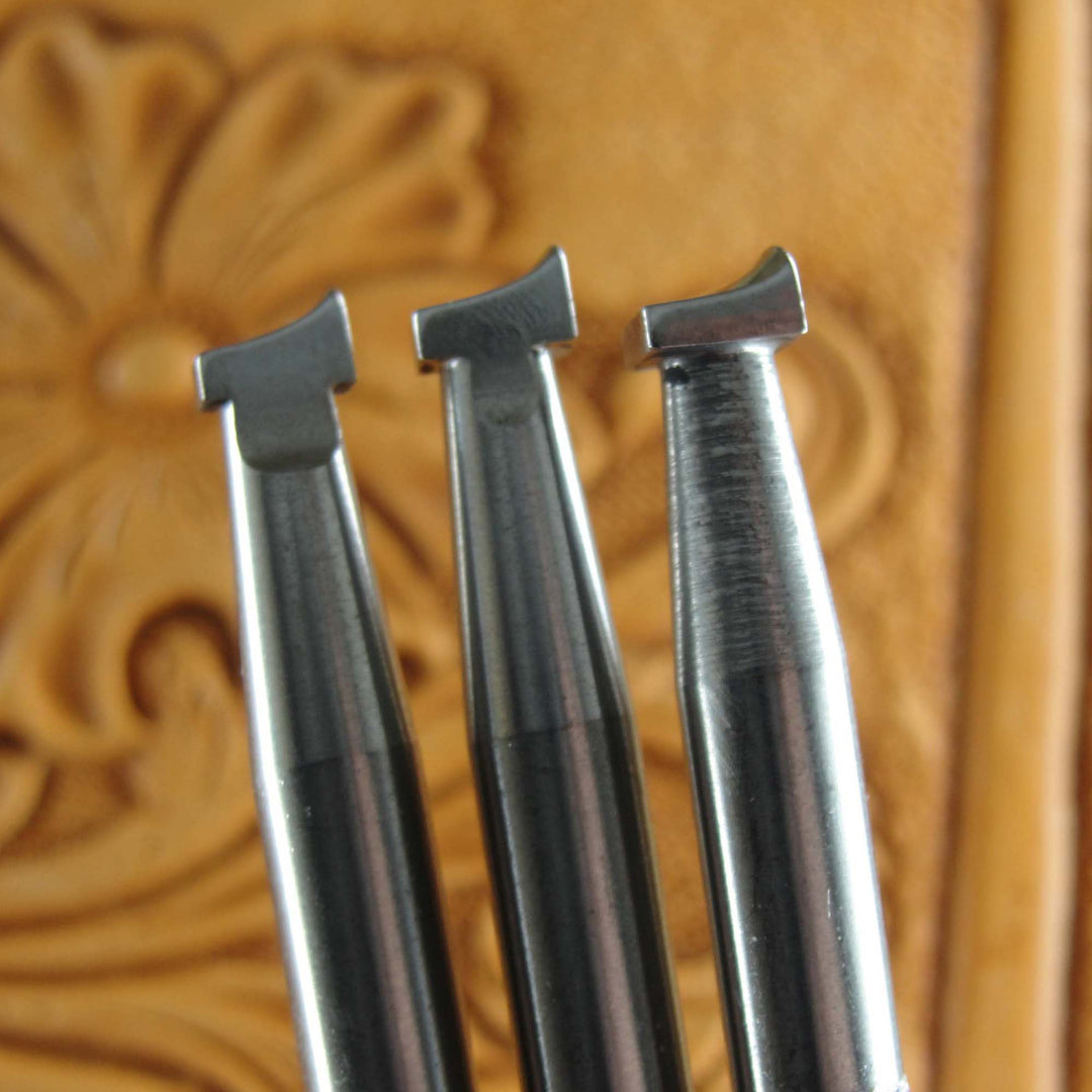 Back Beveler Leather Stamp Set - Stainless Steel | Pro Leather Carvers