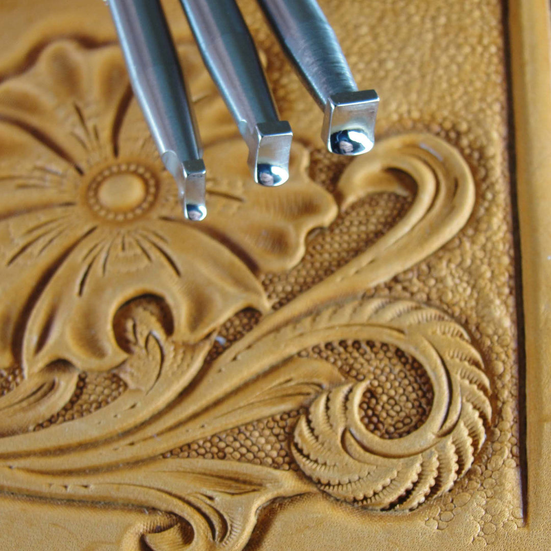 Back Beveler Leather Stamp Set - Stainless Steel | Pro Leather Carvers