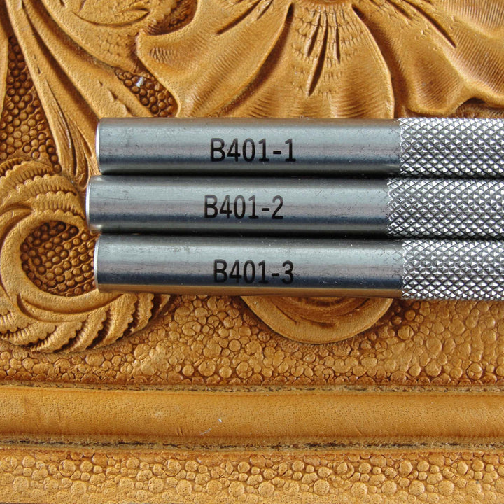 Back Beveler Leather Stamp Set - Stainless Steel | Pro Leather Carvers