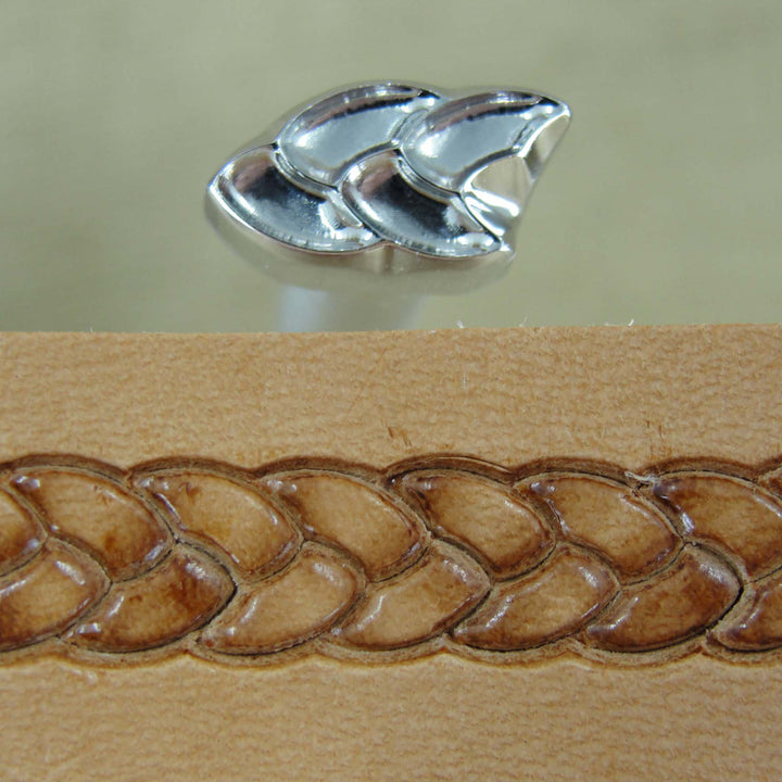 Double Braid Border Stamp - Stainless Steel | Pro Leather Carvers