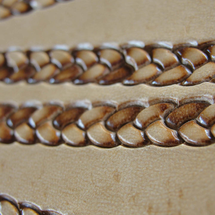 Double Braid Border Stamp - Stainless Steel | Pro Leather Carvers