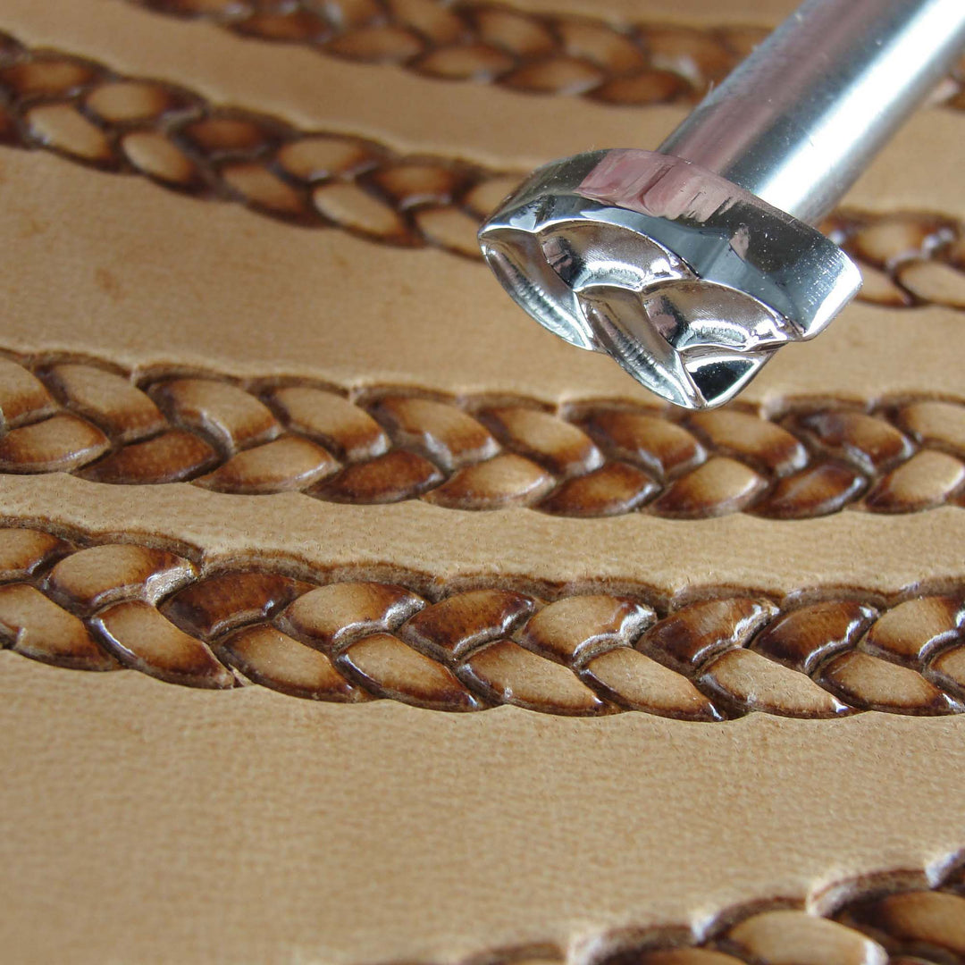 Double Braid Border Stamp - Stainless Steel | Pro Leather Carvers