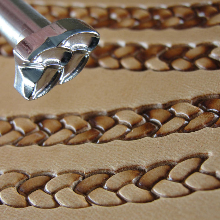 Double Braid Border Stamp - Stainless Steel | Pro Leather Carvers