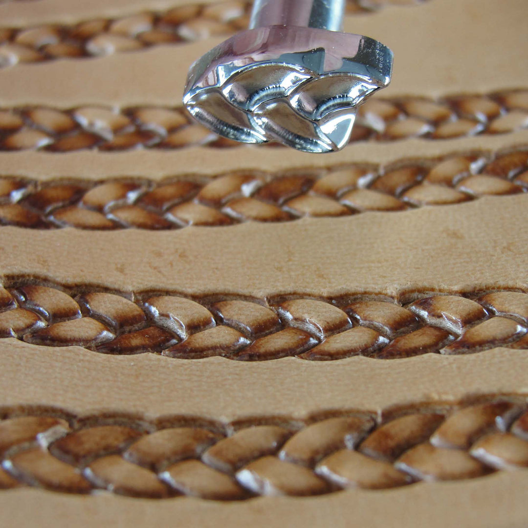Double Braid Border Stamp - Stainless Steel | Pro Leather Carvers