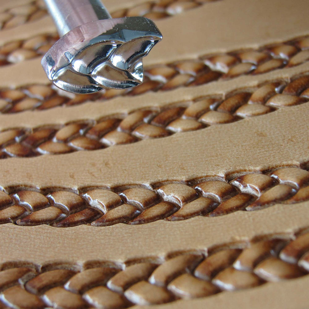Double Braid Border Stamp - Stainless Steel | Pro Leather Carvers