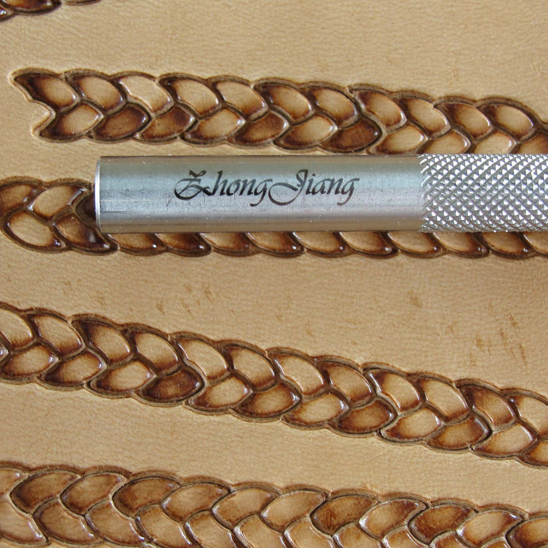 Double Braid Border Stamp - Stainless Steel | Pro Leather Carvers