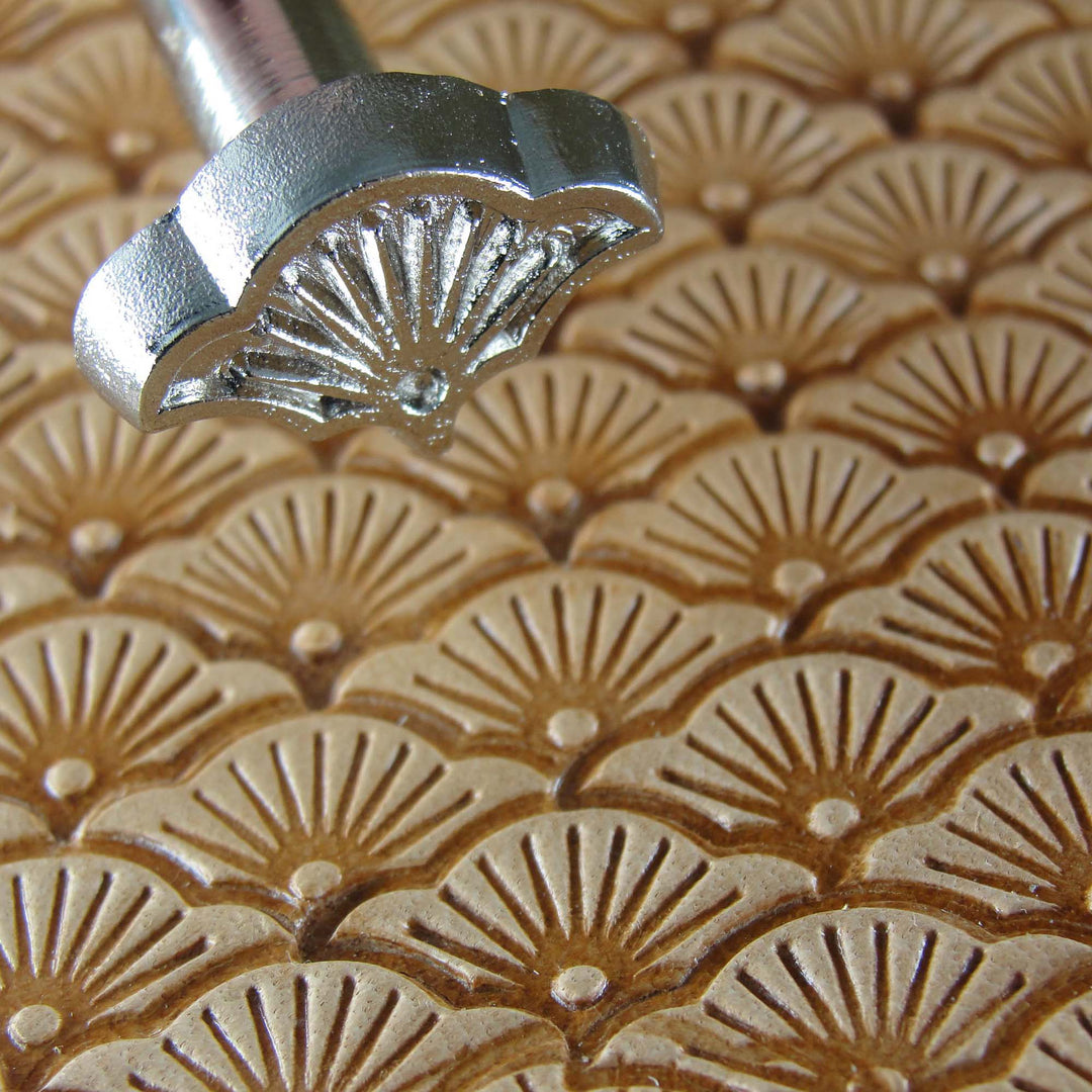 Large Sunburst Geometric Leather Stamping Tool | Pro Leather Carvers