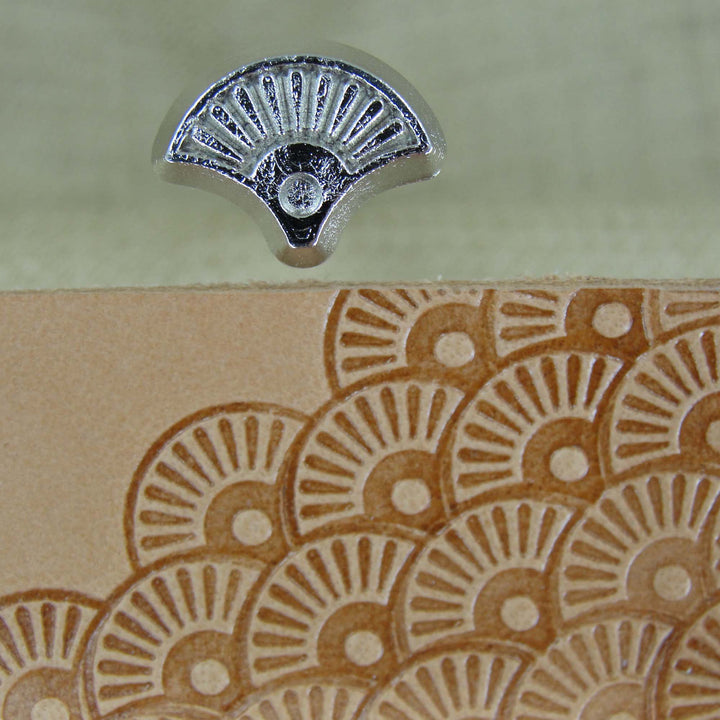 Petal Shell Dot Geometric Leather Stamping Tool | Pro Leather Carvers