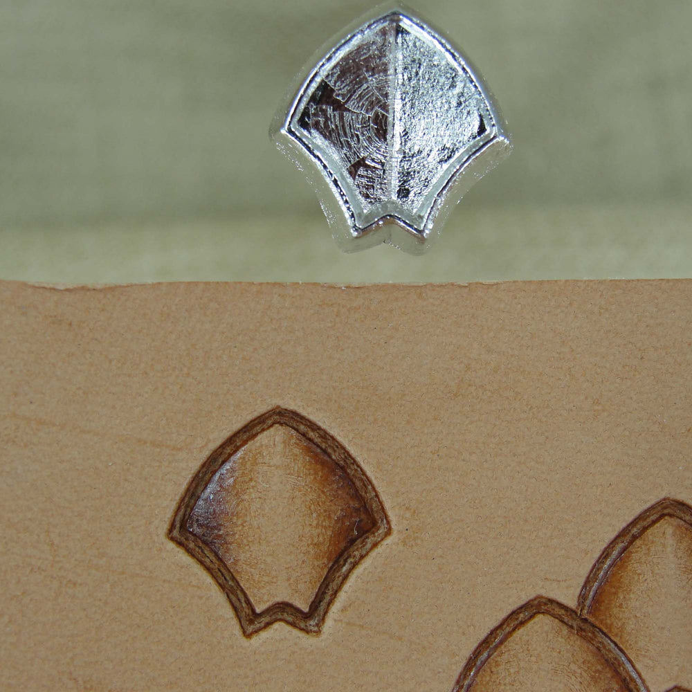 Shaded Dragon Scale Geo Leather Stamping Tool | Pro Leather Carvers
