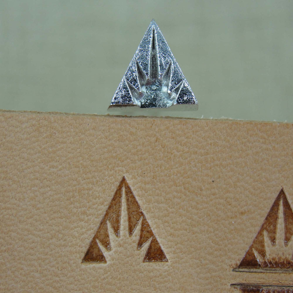 Sunflare Triangle Border Leather Stamping Tool | Pro Leather Carvers