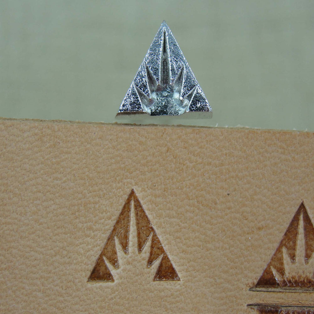 Sunflare Triangle Border Leather Stamping Tool | Pro Leather Carvers