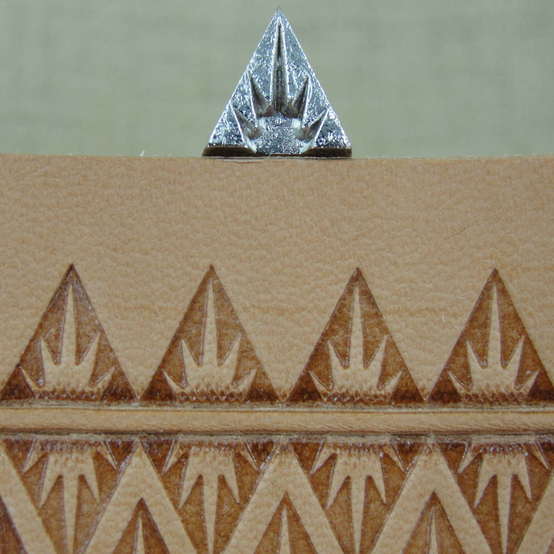 Sunflare Triangle Border Leather Stamping Tool | Pro Leather Carvers