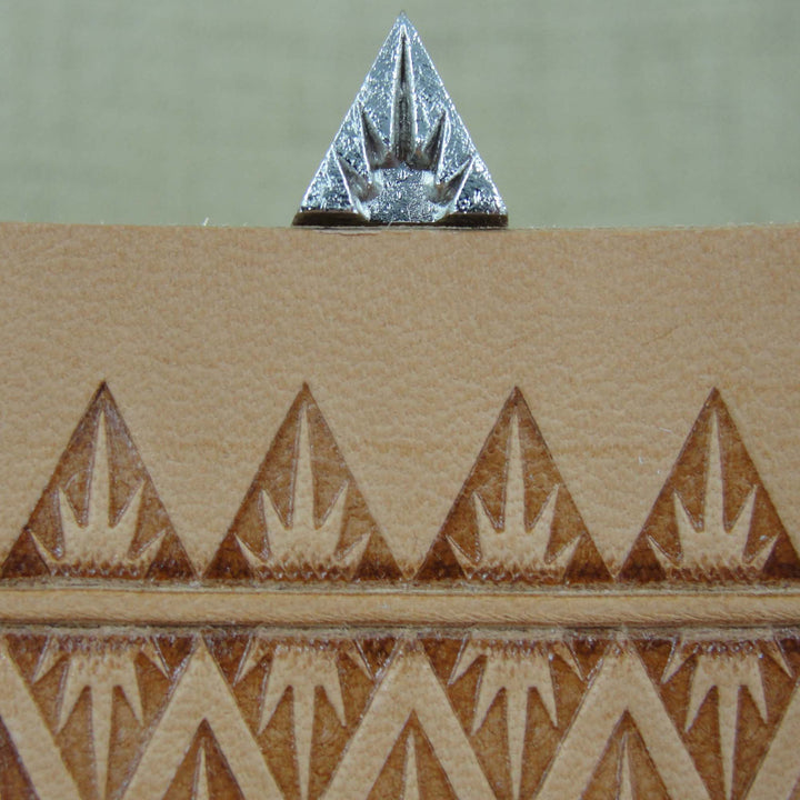 Sunflare Triangle Border Leather Stamping Tool | Pro Leather Carvers
