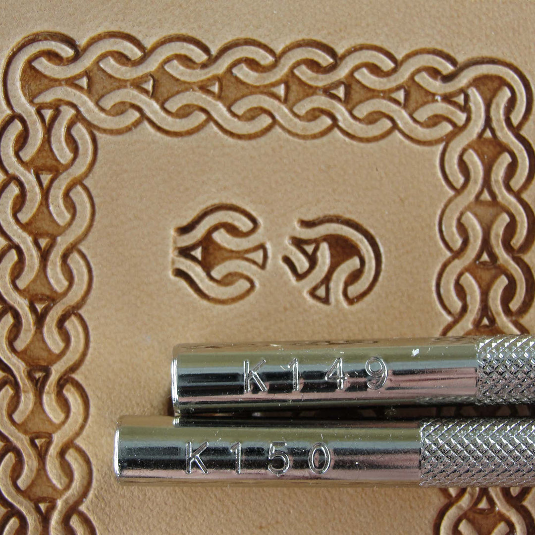 Weave Link Border Set, Leather Stamping Tools - Pro Leather Carvers