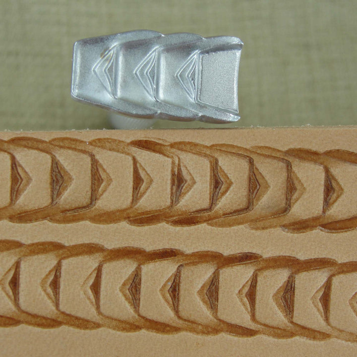 Triple Staple Border Stainless Leather Stamp - Pro Leather Carvers