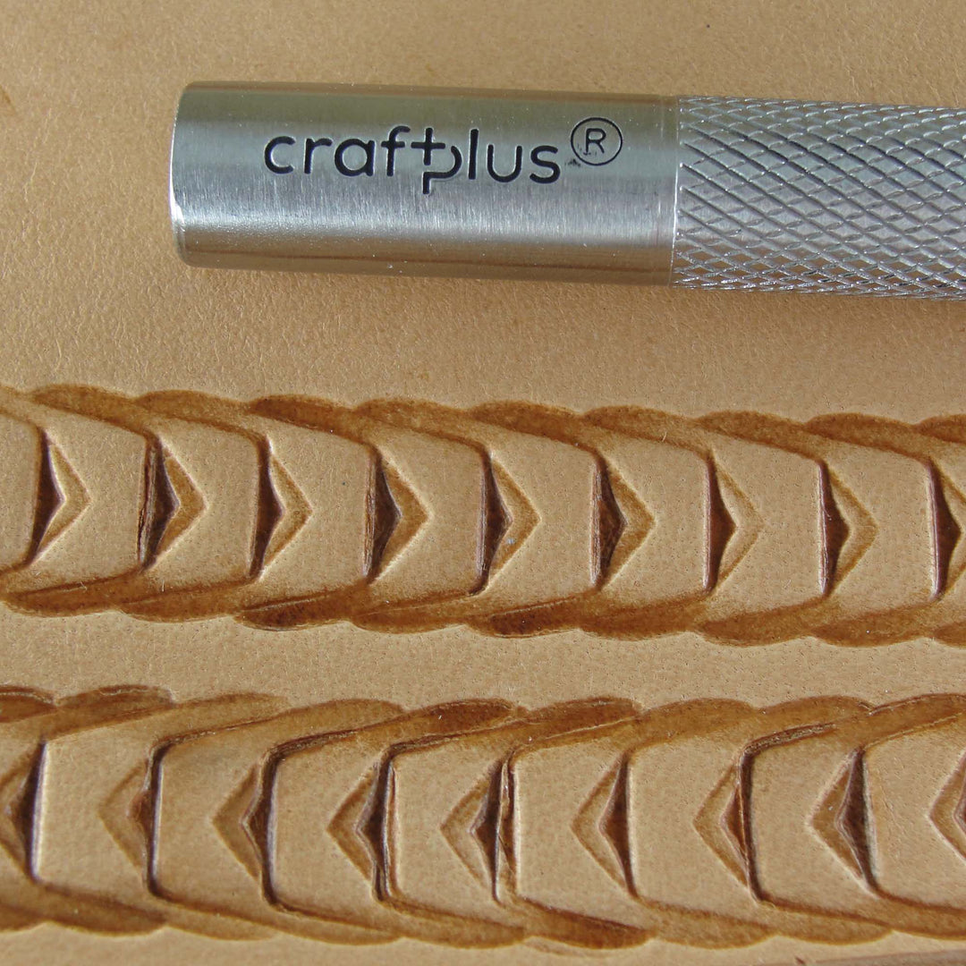 Triple Staple Border Stainless Leather Stamp - Pro Leather Carvers