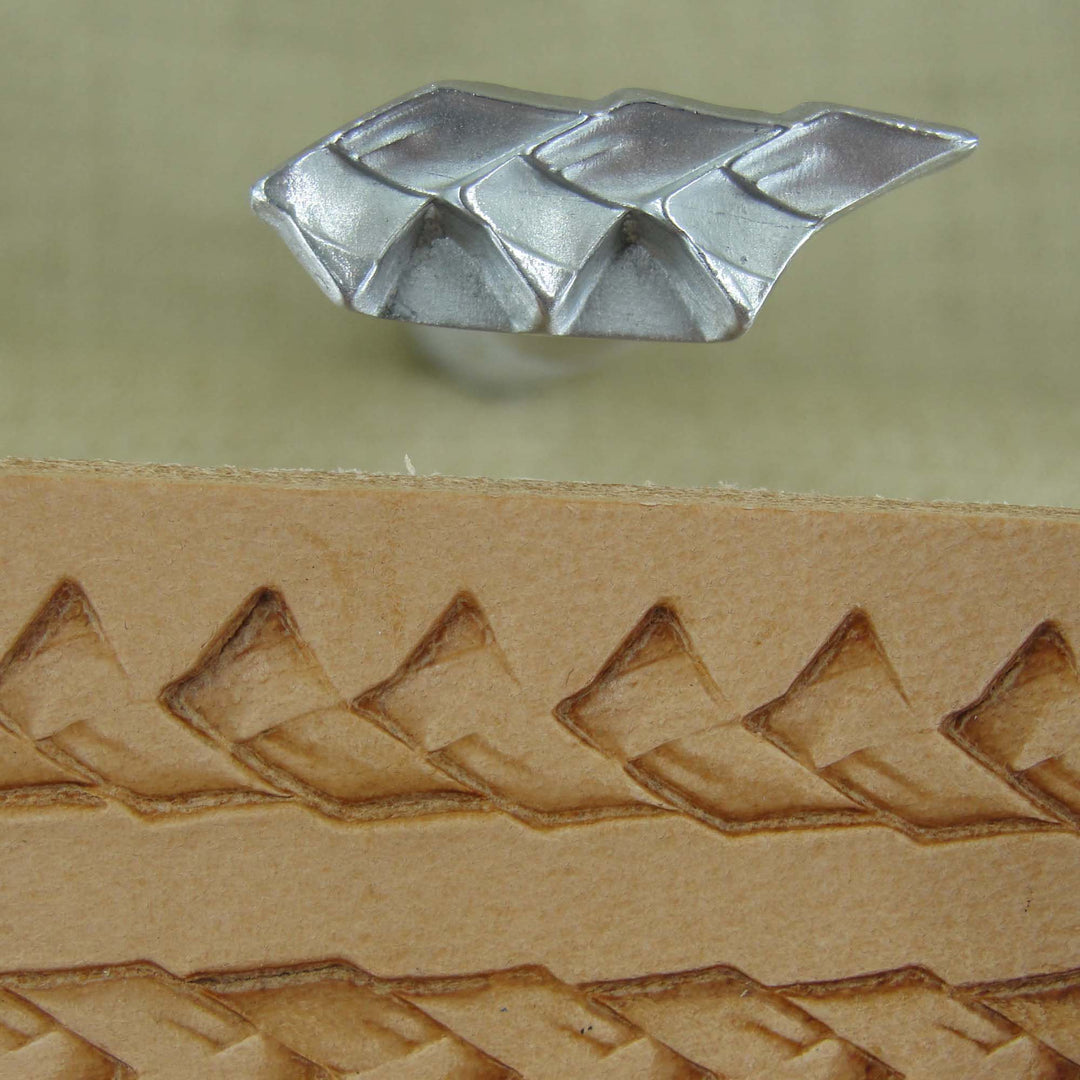 Triple Braid Border Stainless Steel Leather Stamp - Pro Leather Carvers