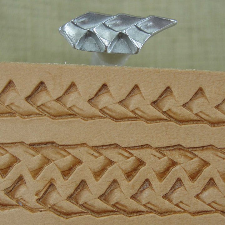 Triple Braid Border Stainless Steel Leather Stamp - Pro Leather Carvers