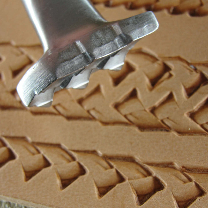 Triple Braid Border Stainless Steel Leather Stamp - Pro Leather Carvers