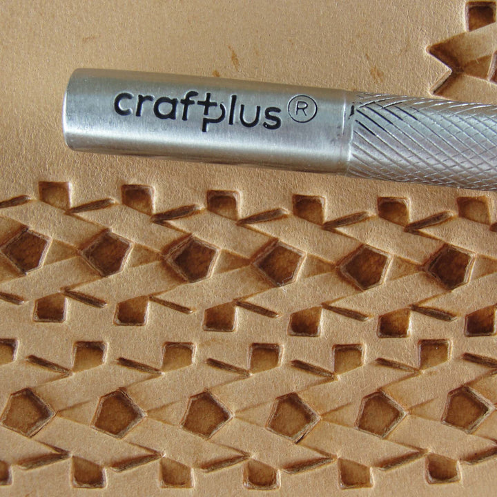 V Border Stainless Steel Leather Stamp - Pro Leather Carvers