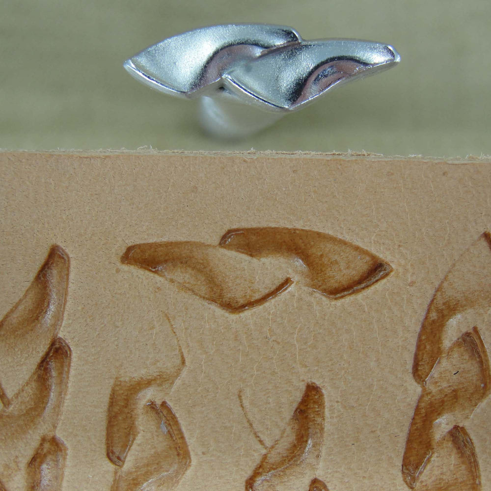 Double Woven Border Stainless Leather Stamp - Pro Leather Carvers
