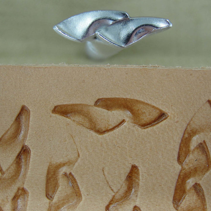 Double Woven Border Stainless Leather Stamp - Pro Leather Carvers