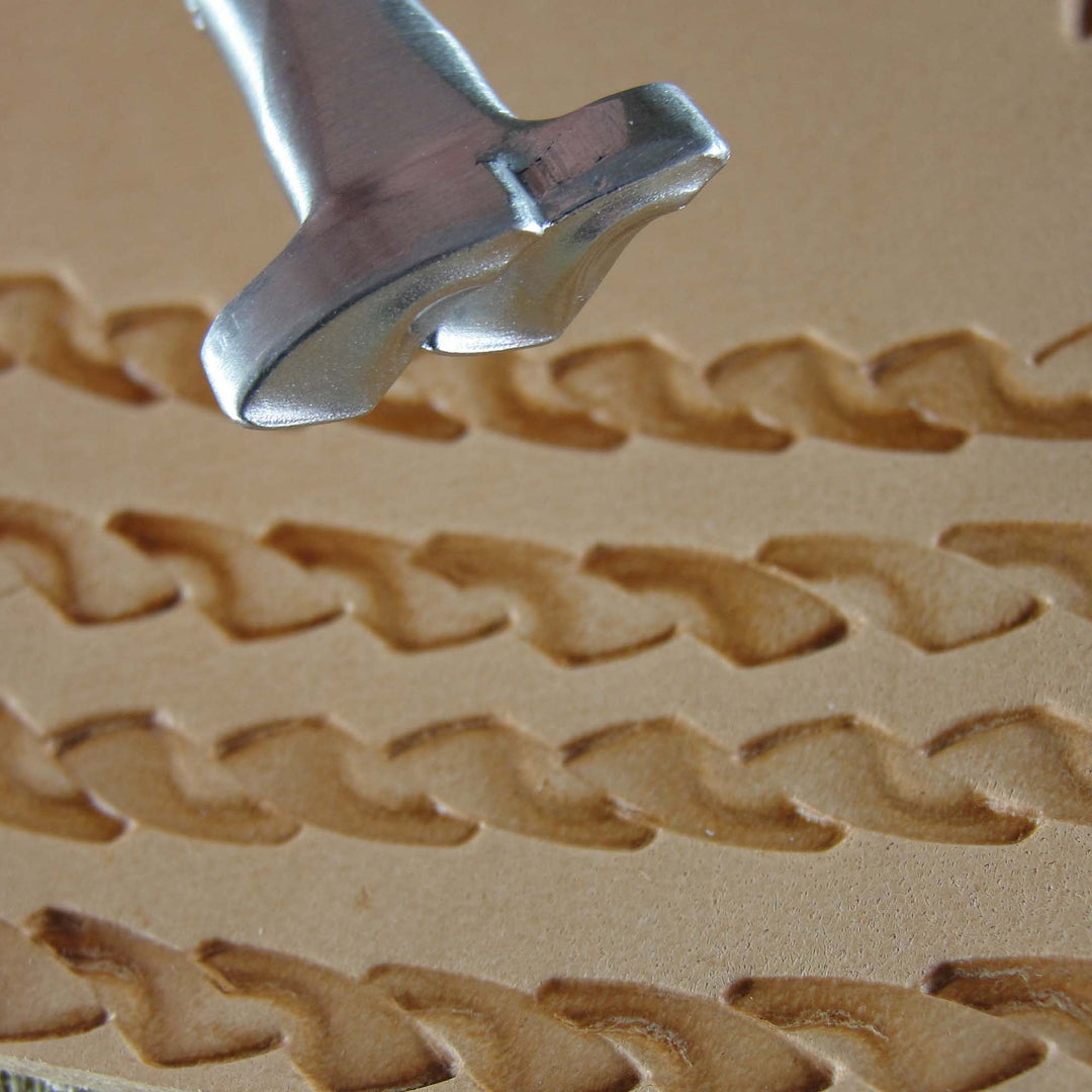 Double Woven Border Stainless Leather Stamp - Pro Leather Carvers