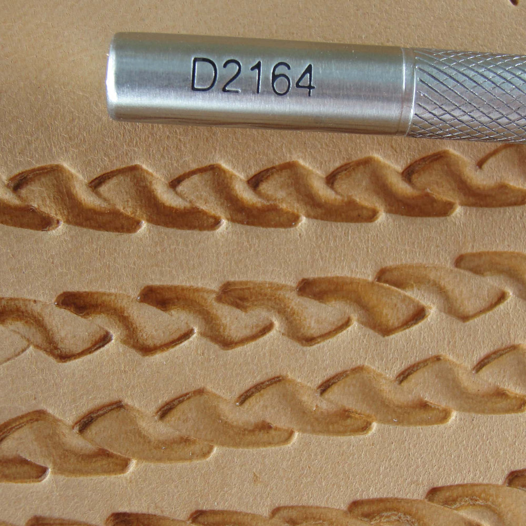 Double Woven Border Stainless Leather Stamp - Pro Leather Carvers