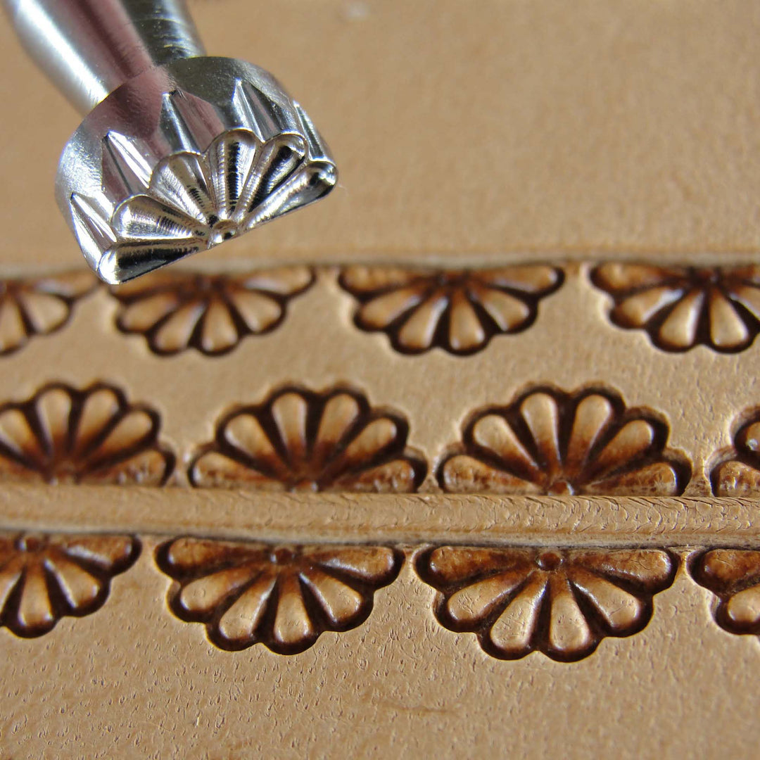 7-Petal Border Leather Stamp - Stainless Steel | Pro Leather Carvers