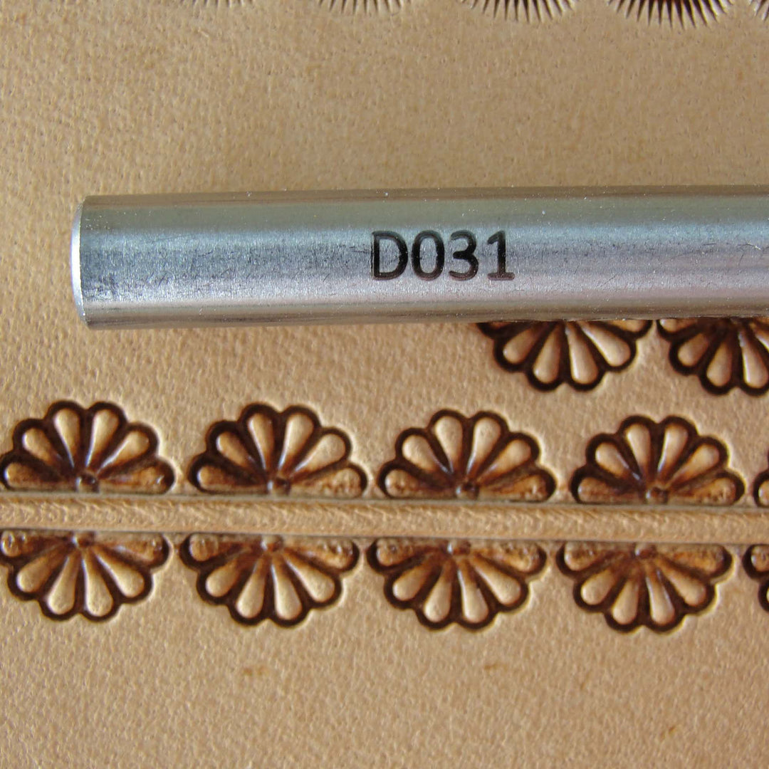 7-Petal Border Leather Stamp - Stainless Steel | Pro Leather Carvers