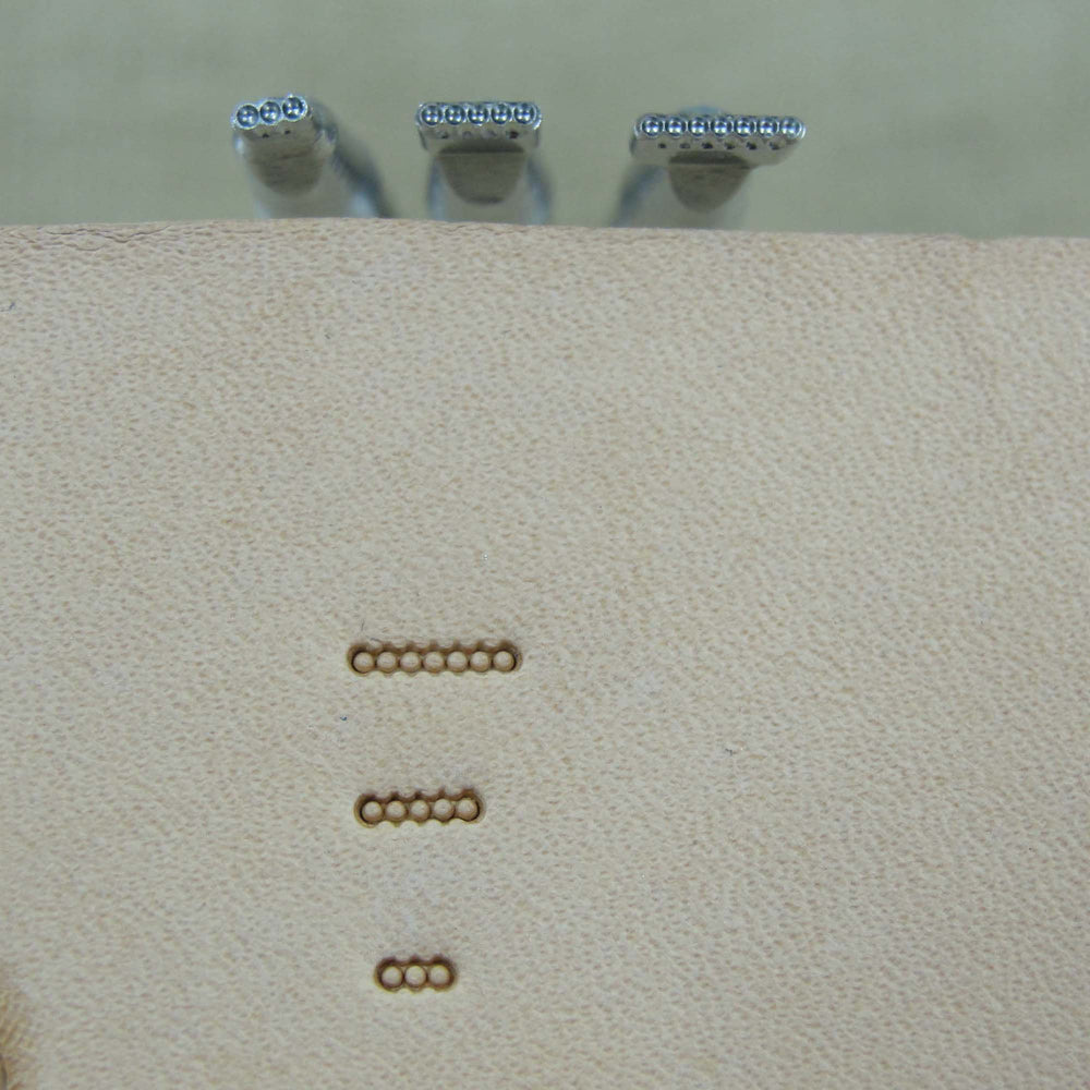 Fine Bar Grounder Stamp Set - Stainless Steel | Pro Leather Carvers