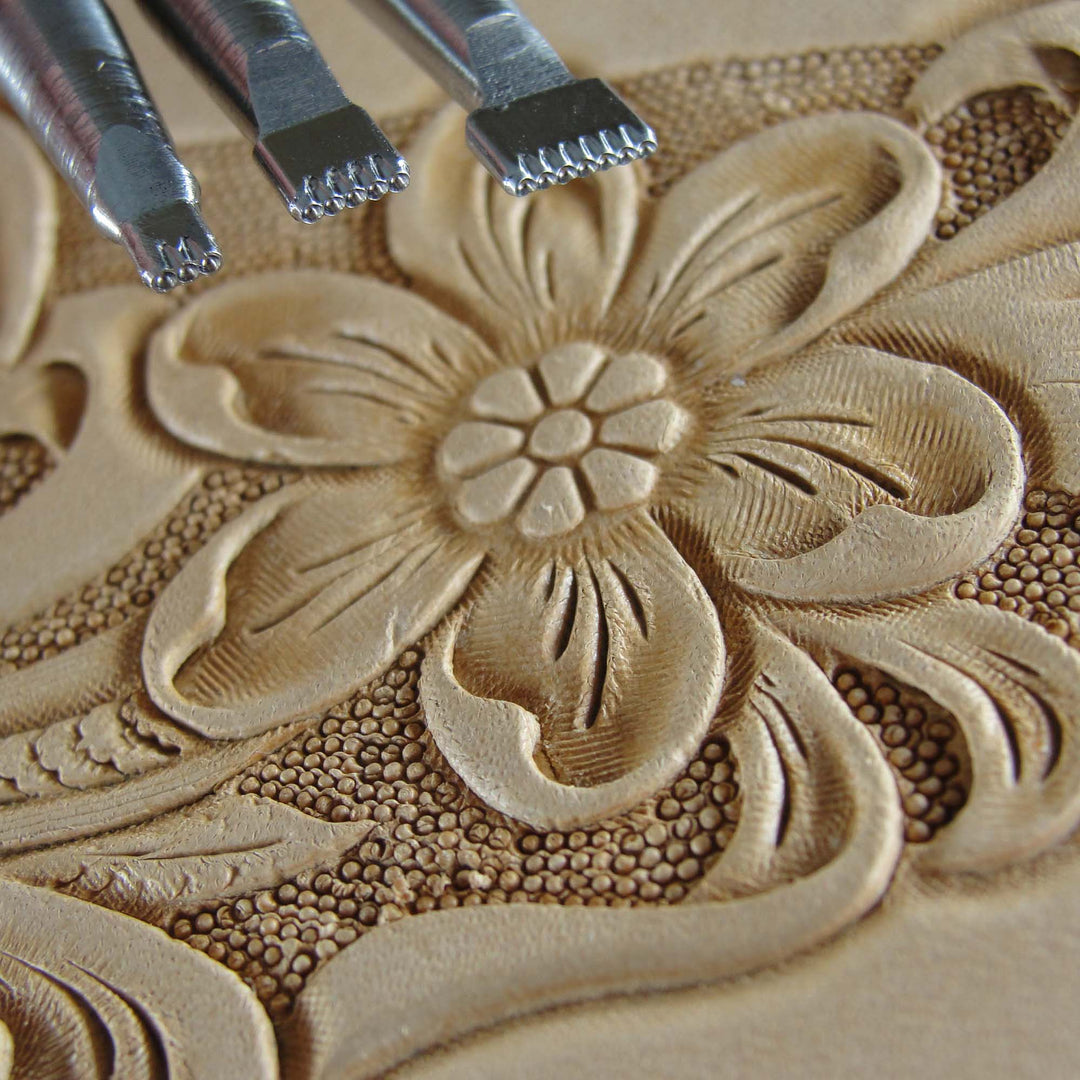 Fine Bar Grounder Stamp Set - Stainless Steel | Pro Leather Carvers