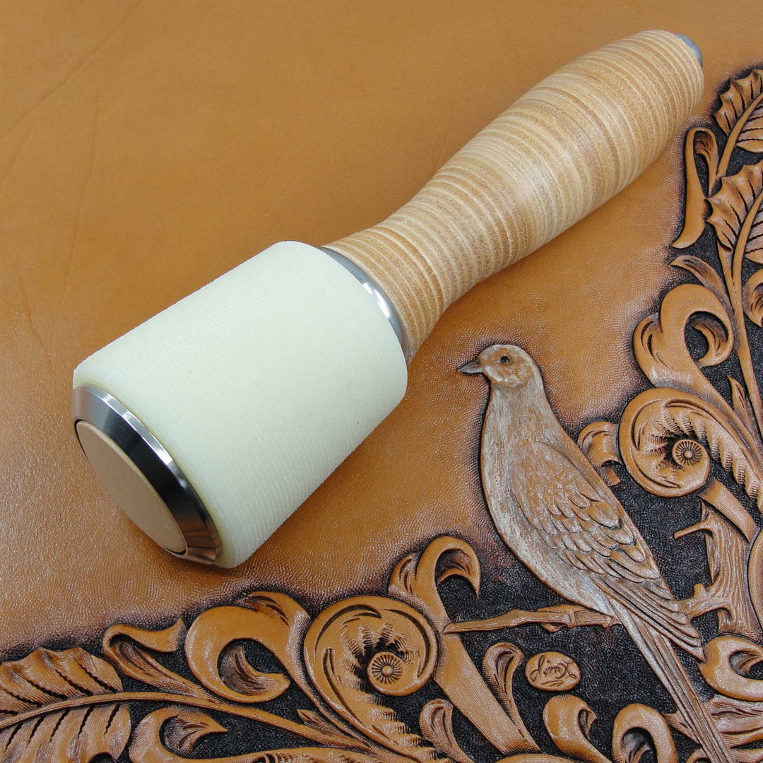 Leather Tooling Maul, Tapered Nylon Head | Pro Leather Carvers